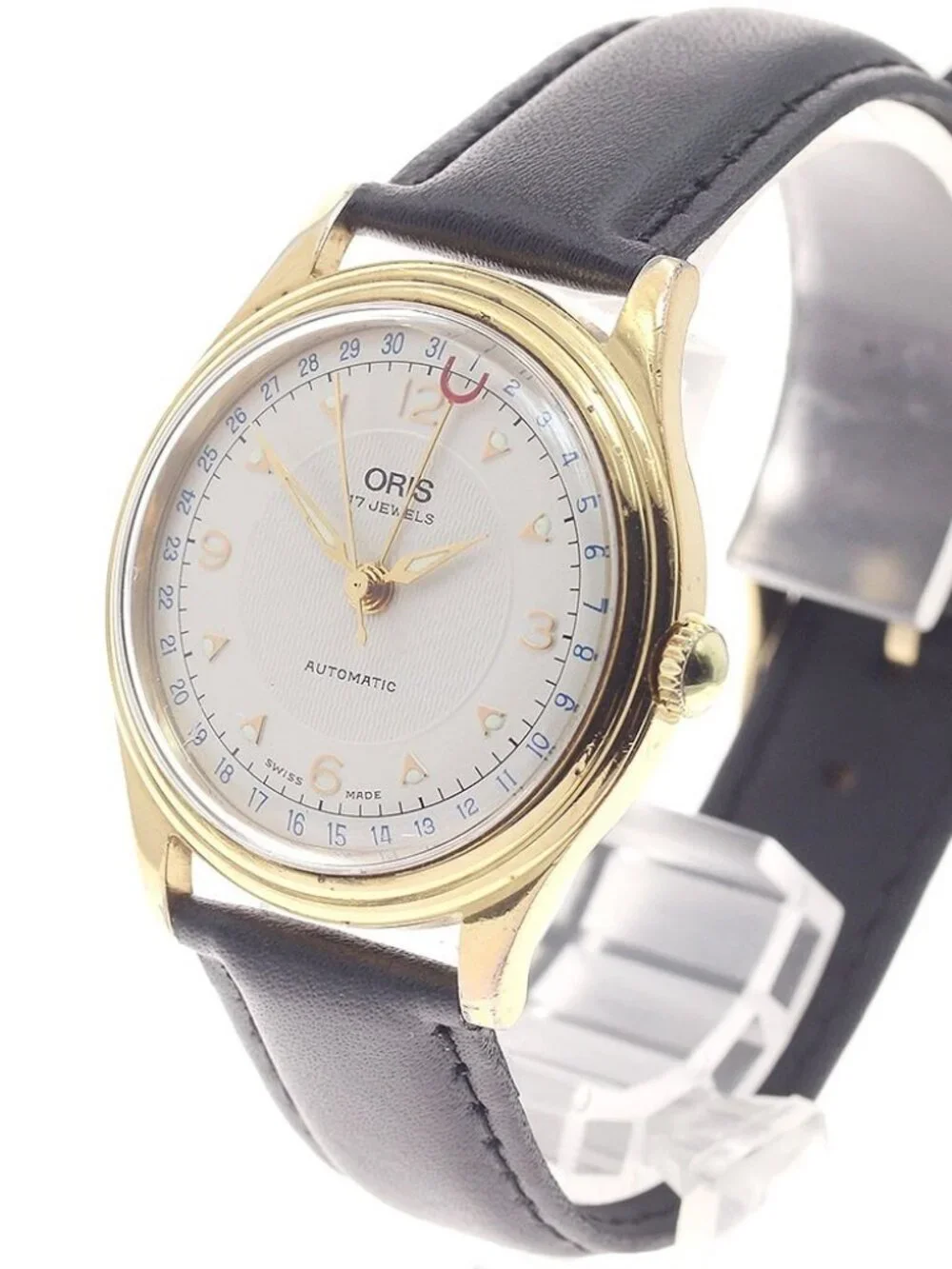 ORIS Pointer date 7403-40B Silver Dial Automatic Men's Watch_955206